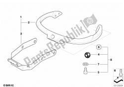 Inst.kit, passenger seat rail, large