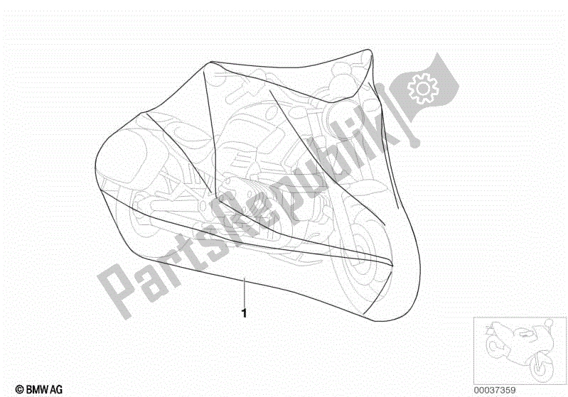 Todas las partes para Lona De La Motocicleta de BMW R 1200C 59C1 1997 - 2003