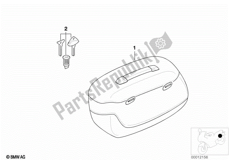 Todas las partes para Alforja 37l de BMW R 1200C 59C1 1997 - 2003