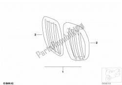 Set inlet grid, chrome