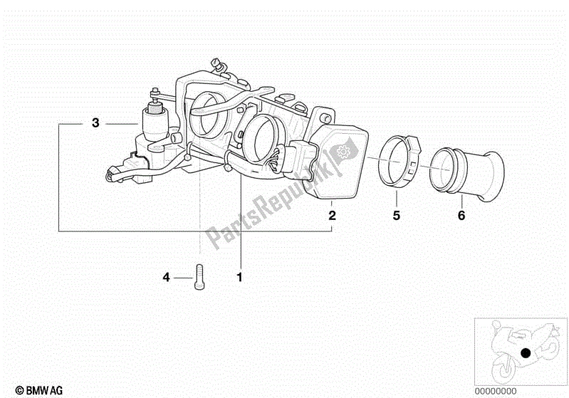 Todas las partes para Sistema De Válvula De Mariposa / Actuador / Sensor de BMW R 1200C 59C1 1997 - 2003