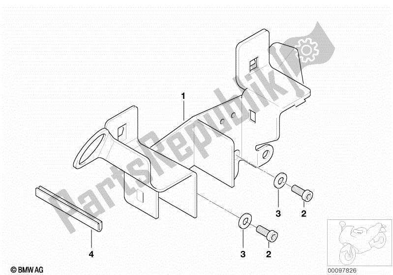 Todas las partes para Portaherramientas de BMW R 1200C 59C1 1997 - 2003