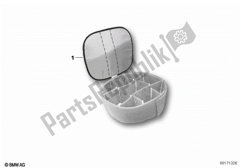 Todas las partes para Inserto Vario, Alforja Sobre Depósito de BMW R 1200C 59C1 1997 - 2003