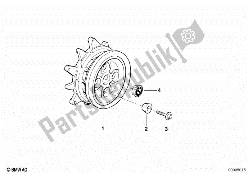 Todas las partes para Buje De Rueda Trasero de BMW R 1200C 59C1 1997 - 2003