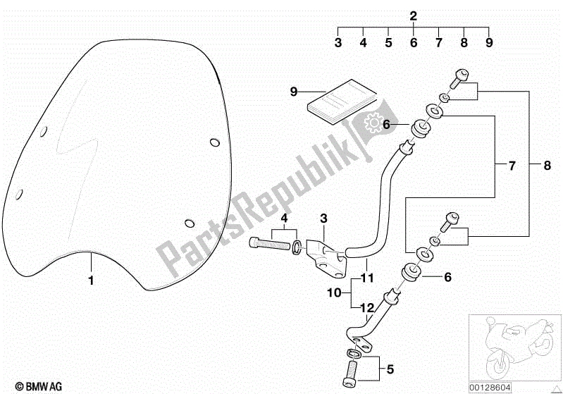 Todas las partes para Parabrisas de BMW R 1200C 59C1 1997 - 2003