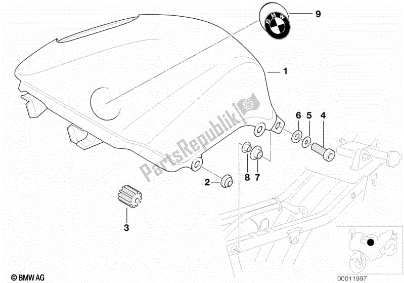 Todas las partes para Tanque De Combustible / Piezas De Montaje de BMW R 1200C 59C1 2004