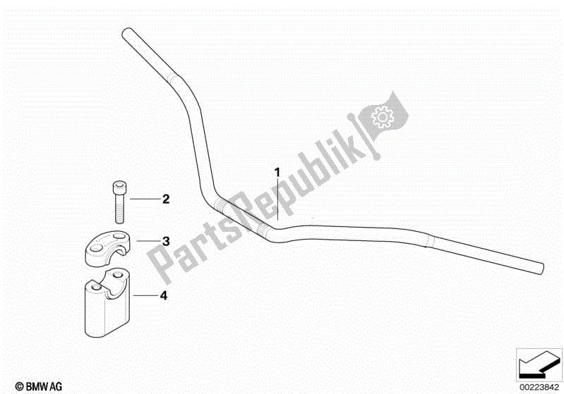 Toutes les pièces pour le Guidon Avantgarde du BMW R 1200C 59C1 2004