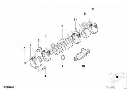 Injection nozzle support