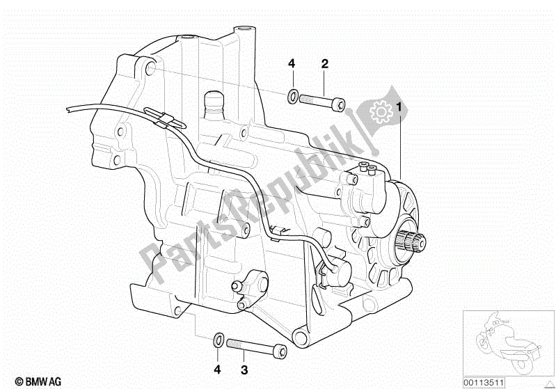 Toutes les pièces pour le Transmission Manuelle du BMW R 1200C 59C1 2004