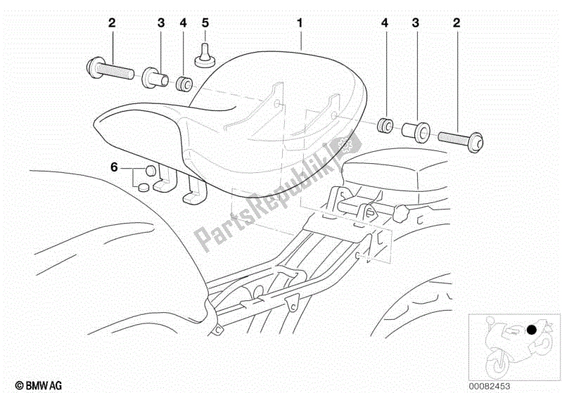 Todas las partes para Silla De Montar de BMW R 1200C 59C1 2004