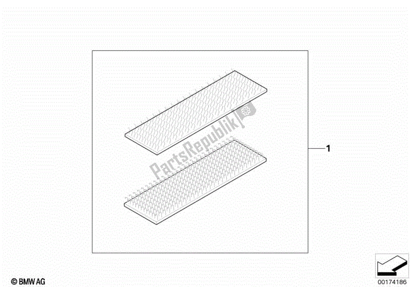 Toutes les pièces pour le Ensemble, Attaches Auto-agrippantes du BMW R 1200C 59C1 2004