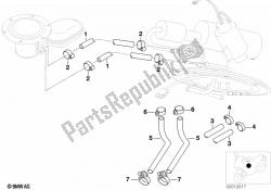 Fuel tank ventilation/Attaching parts