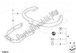 Inst.kit, passenger seat rail, large