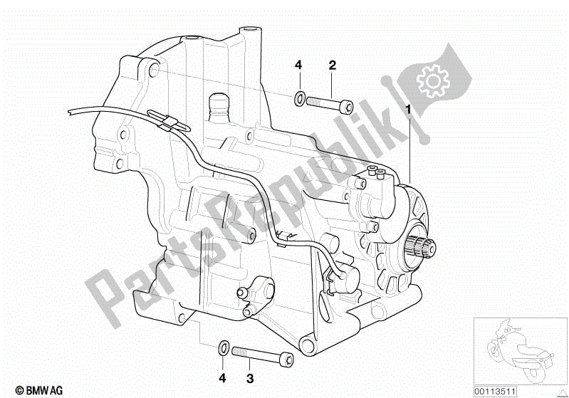 Todas las partes para Transmisión Manual de BMW R 1200C Indep  59C3 2000 - 2003