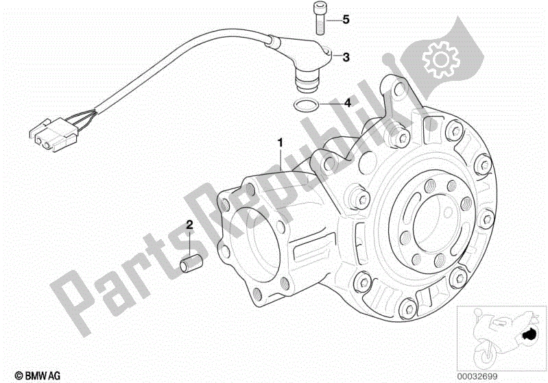 Todas las partes para Tracción Del Eje Trasero de BMW R 1200C Indep  59C3 2000 - 2003