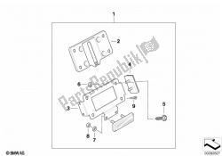 conjunto de suportes para placas de veículos eua