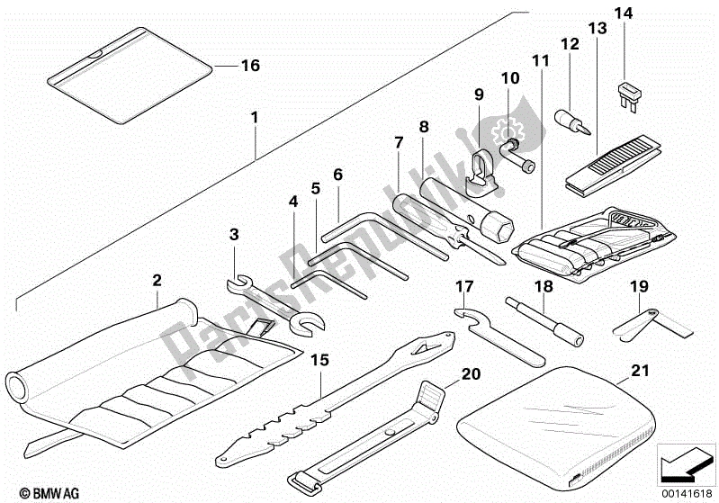 Todas las partes para Herramienta De Coche de BMW R 1200C Indep  59C3 2004