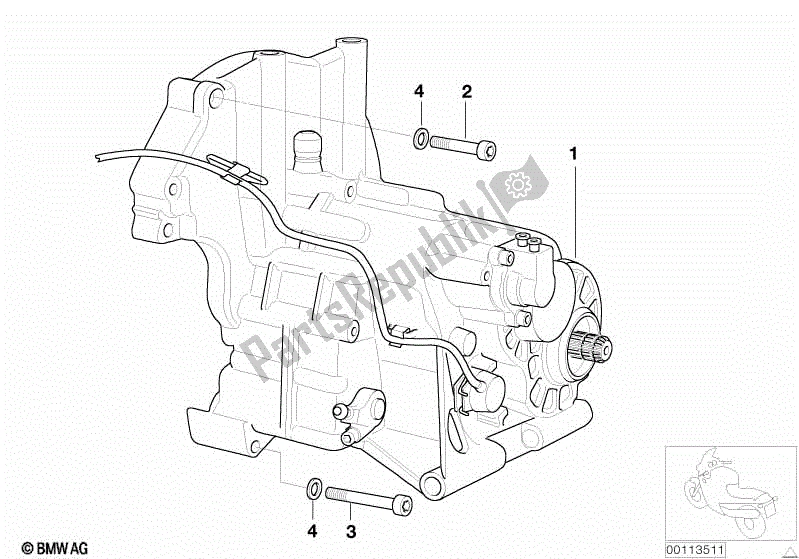 Toutes les pièces pour le Transmission Manuelle du BMW R 1200C Indep  59C3 2004