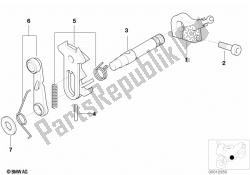 6-speed transmission shift components