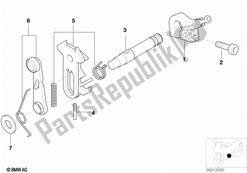 Tutte le parti per il Componenti Del Cambio A 6 Marce del BMW R 1200 CL K 30 2002 - 2004