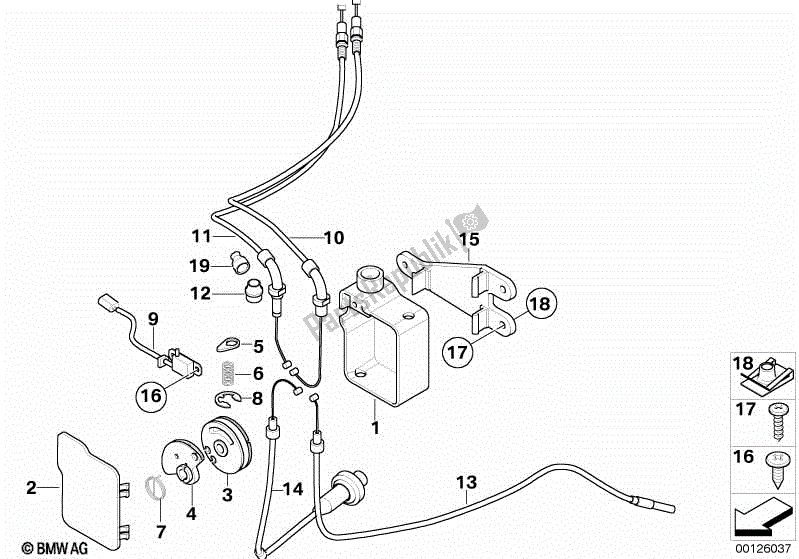 Todas las partes para Distribuidor De Cable de BMW R 1200 CL K 30 2002 - 2004