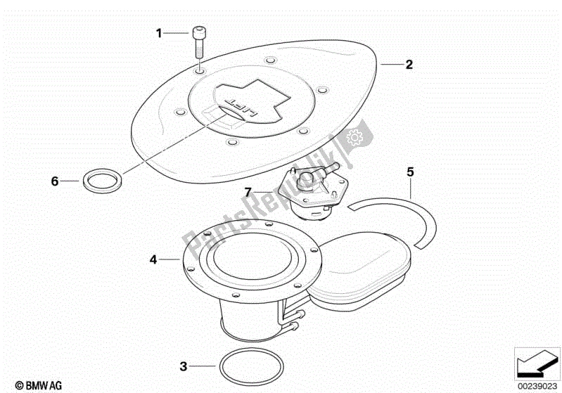 Todas las partes para Tapa de BMW R 1200 CL K 30 2002 - 2004