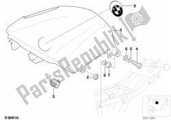 Fuel tank/attaching parts