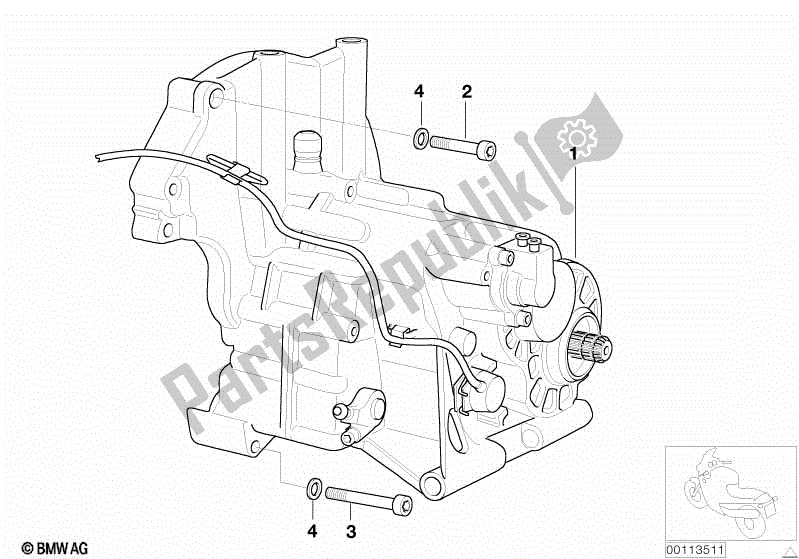 Todas las partes para Transmisión Manual de BMW R 1200 CL K 30 2002 - 2004