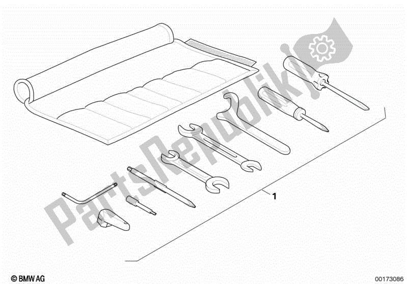 Todas las partes para Herramienta De Coche de BMW R 1200 GS K 25 2004 - 2007