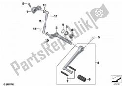 External gearshift parts/Shift lever