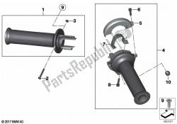 Handlebar grips unheated