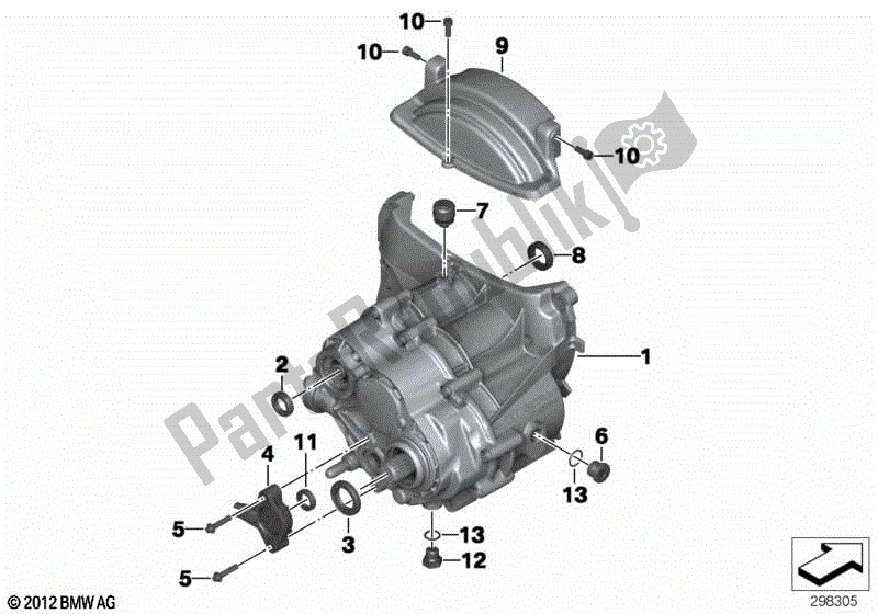 Todas las partes para Transmisión Manual de BMW R 1200 GS K 25 2004 - 2007
