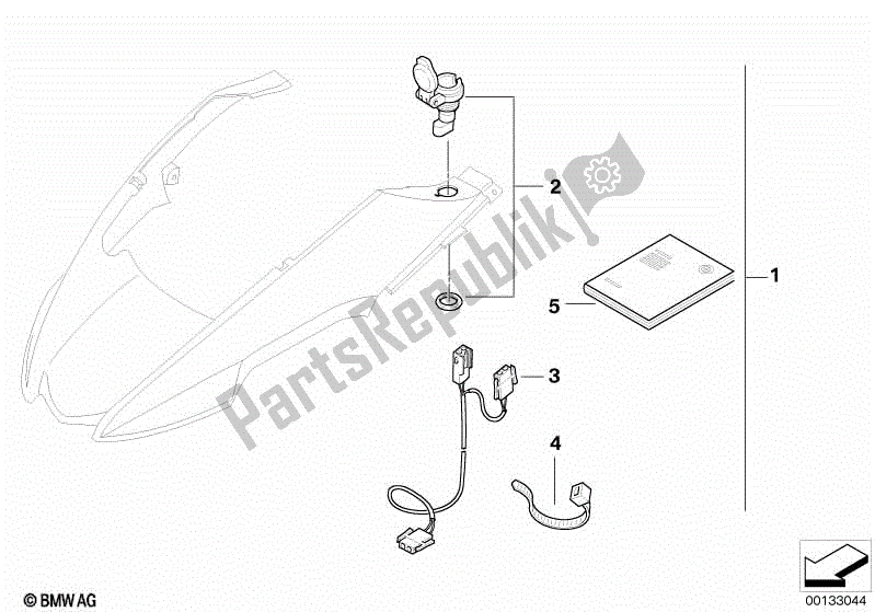 Todas las partes para Kit De Reequipamiento, Enchufe de BMW R 1200 GS K 25 2004 - 2007