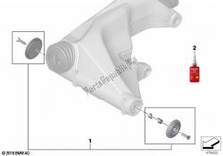 Swinging-fork bearing cover Machined