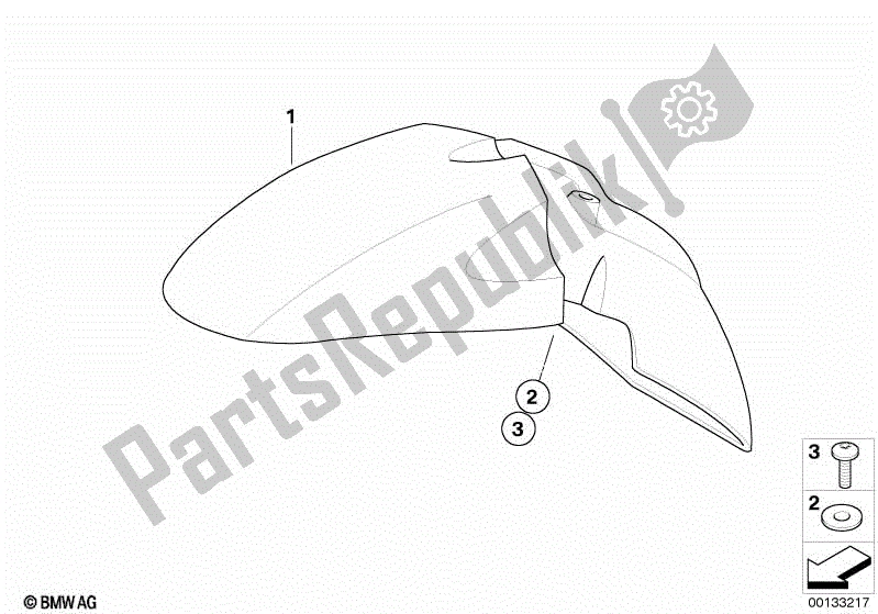 Toutes les pièces pour le Enjoliveur De Roue, Cfk, Ajustement Serré, Avant du BMW R 1200 GS K 25 2004 - 2007