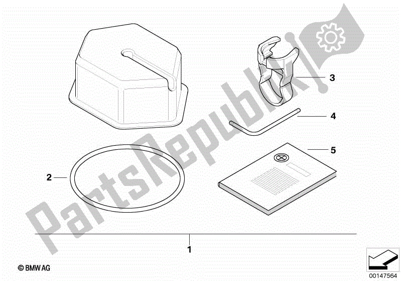 Todas las partes para Kit De Primeros Auxilios de BMW R 1200 GS K 25 2008 - 2009