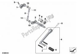 External gearshift parts/Shift lever