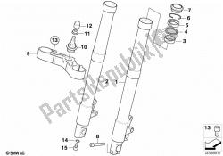 Fork slider/lower fork bridge