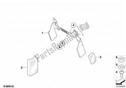 License plate bracket US / reflectors