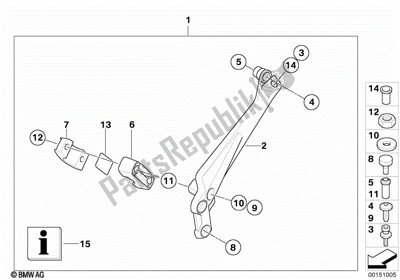 Todas las partes para Set Titular De La Caja de BMW R 1200 GS K 25 2008 - 2009