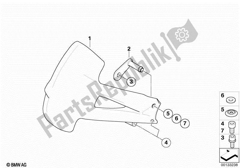 Todas las partes para Cubierta De Rueda, Carbono, Rueda Cercana, Trasera de BMW R 1200 GS K 25 2008 - 2009