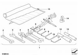 ferramenta para carro, kit suplementar