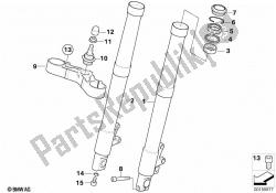fodero forcella / ponte forcella inferiore