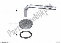 Safety screw for oil filler neck