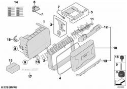 piezas individuales para top case variable