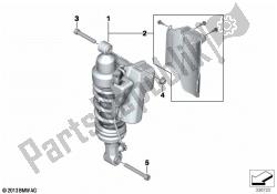 Spring strut, ESA, rear