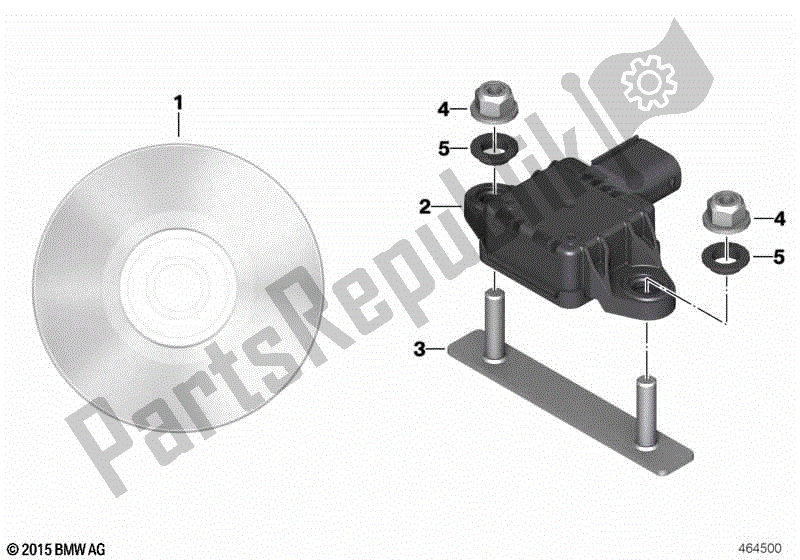 Todas las partes para Abs Pro de BMW R 1200 GS K 50 2012 - 2016