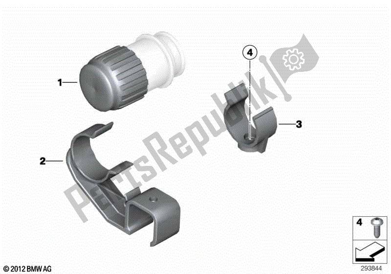 Todas las partes para Tapa Para Enchufe De Diagnóstico de BMW R 1200 GS K 50 2012 - 2016