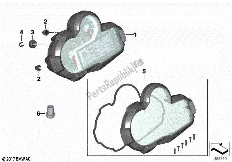 Todas las partes para Combinación De Instrumentos de BMW R 1200 GS K 50 2012 - 2016