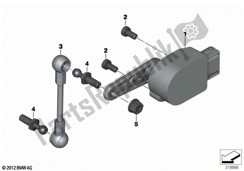 Todas las partes para Sensor De Nivel de BMW R 1200 GS K 50 2012 - 2016